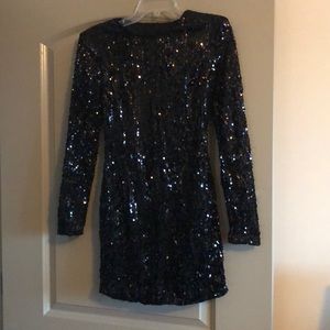 Forever21 Black Sequin Dress